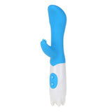 Luxvib 7 speed Waterproof Dual G-spot Silicone Dildo Vibrator