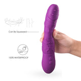Luxvib Penis Dildo waterproof G spot Vibrator For Female Musturbation