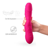 Luxvib Penis Dildo waterproof G spot Vibrator For Female Musturbation