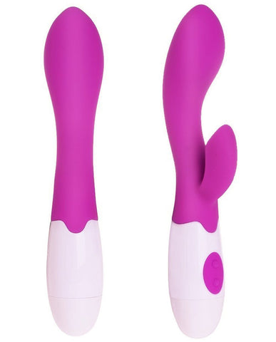 Luxvib G-spot vibrator, Dual Vibrating Bendable Dildo Stick, 30 speed