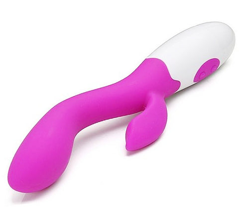 Luxvib G-spot vibrator, Dual Vibrating Bendable Dildo Stick, 30 speed