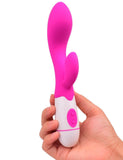 Luxvib G-spot vibrator, Dual Vibrating Bendable Dildo Stick, 30 speed