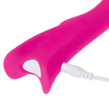 LuxVib Vibrating Power Wand - Wireless Rechargeable 7 Speed Massager - Medical Grade Silicone Waterproof Therapeutic Massager