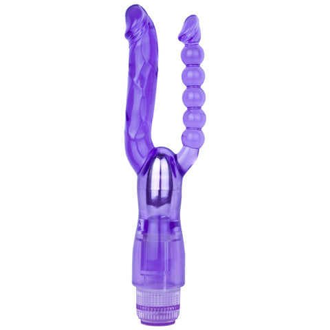 Luxvib G-spot vibrator, Dual Head Stimulating Anal Beeds Dildo Stick