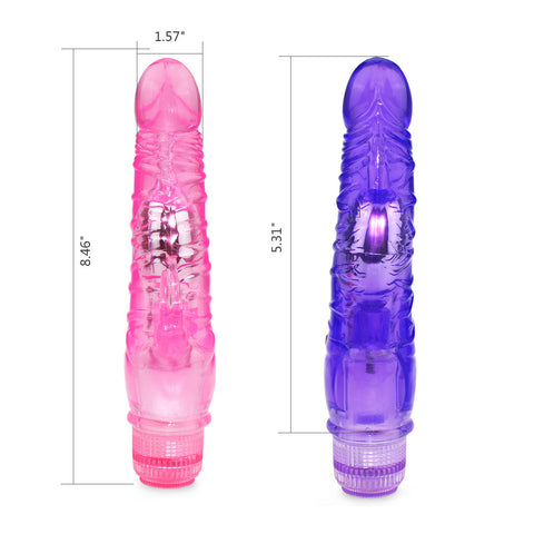 Luxvib G-spot vibrator, Dual Vibrating Rabbit Dildo Stick