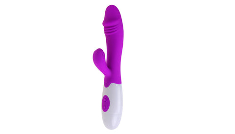 Luxvib G-spot vibrator, Dual Vibrating Bendable Dildo Stick, 30 speed