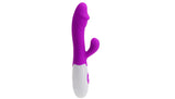 Luxvib G-spot vibrator, Dual Vibrating Bendable Dildo Stick, 30 speed