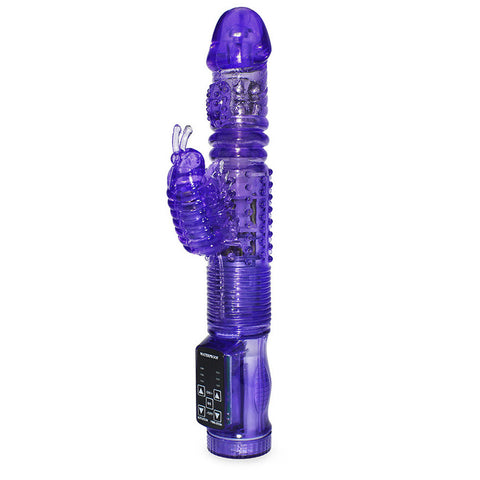 12 Speed LuxVib G-spot vibrator - dual vibrating Rotating Dildo stick