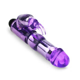 Luxvib G-spot vibrator, Dual Vibrating Rabbit Dildo Stick Multi Speed