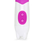 Luxvib 7 speed Waterproof Dual G-spot Silicone Dildo Vibrator