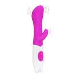 Luxvib 7 speed Waterproof Dual G-spot Silicone Dildo Vibrator